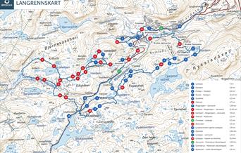 Turskiløyper Brokke Alpinsenter