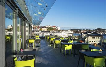 roof terrace Thon Hotel Arendal