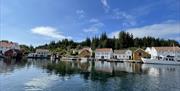 Svinør-uthavn-gamle hus-øy-Lindesnes