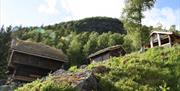 Hulreheimen , gamalt tun i Bykle, Setesdal.