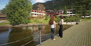 Revsnes Hotell med egen brygge i Byglandsfjord
