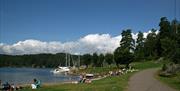 Strand på Buøya ved Eydehavn