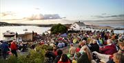 Konsert øya Stangholmen ute