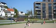 Sandvolley i Barbu Park