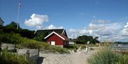 sandstrandpå Merdø utenfor Arendal