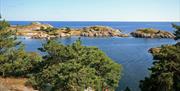 havutsikt til små øyer utenfor Tromøy