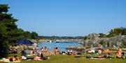 Perleporten strand nær Risør