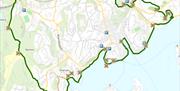 bilde av byløypekartet fra Arendal