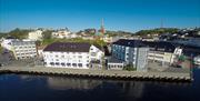 Clarion Hotel Tyholmen fra sjøen