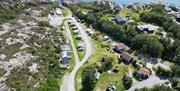 Oversiktsbilde av campingplassen