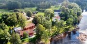 Dronefoto fra Boen Gård