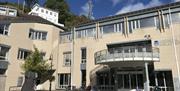fasaden på Arendal bibliotek