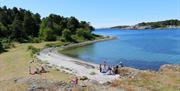 Strand på Hove, Tromøy utenfor Arendal