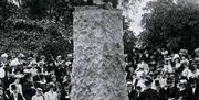 Avduking av Wergelandsstatuen i1908