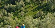 Klatrere i Via Ferrata Knaben