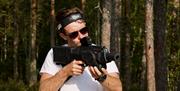 laser tag i skogen