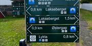 Informasjonsskilt på Merdø