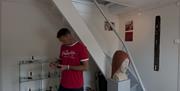 Risør branntårnet interiør