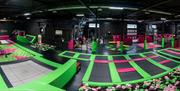 Skyland Trampolinepark panoramabilde