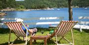 Summer idyll in deckchairs on Furøya island