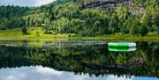 Vanntrampoline på Bortelidtjønna