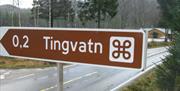 Veiskilt Tingvatn