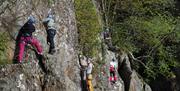 Via Ferrata ved Gården Li i Flekkefjord
