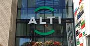 inngangsparti ALTI shoppingsenter i Arendal sentrum