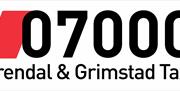 logo for Arendal og Grimstad taxi med telefon nummer 07000