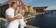 Fra Fiskebrygga mot Kilden