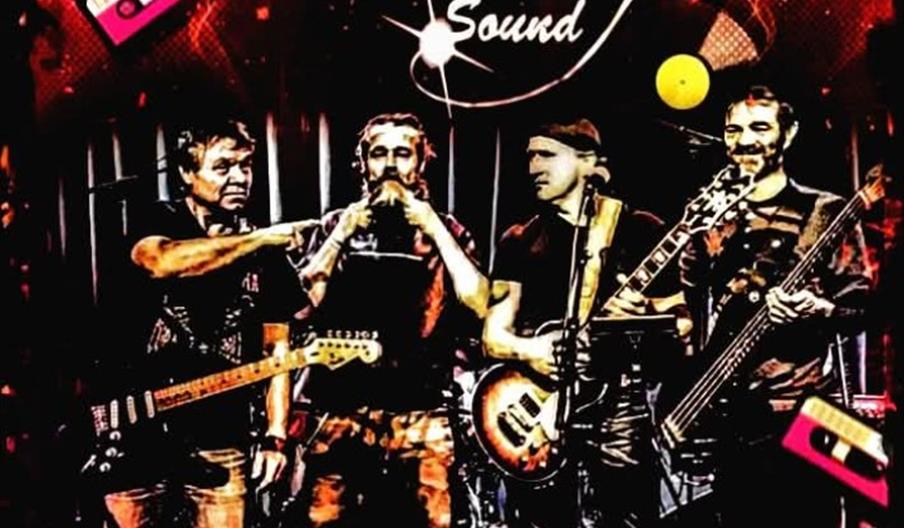 Plakat med bilde av bandet Smokey Sound Plakat med bilde av bandet Smokey Sound